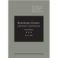 Renewable Energy(American Casebook Series) by Rule, Troy A., 9781647083656