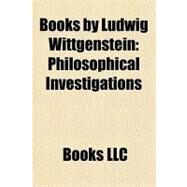Books by Ludwig Wittgenstein : Philosophical Investigations by , 9781156173657