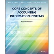 Core Concepts of Accounting Information Systems by Simkin, Mark G.; Worrell, James L.; Savage, Arline A.;, 9781119373667