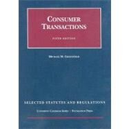 Consumer Transactions by Greenfield, Michael M., 9781599413686