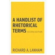 A Handlist of Rhetorical Terms by Lanham, Richard A., 9780520273689
