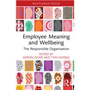 Employee Meaning and Wellbeing by Zicari, Adri�n, 9781032483689