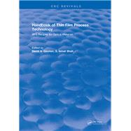 Handbook of Thin Film Process Technology: 98/2 Recipes for Optical Materials by Glocker,D, 9781315893693