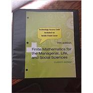 Finite Mathematics for the Managerial, Life, and Social Sciences by Tan, Soo T., 9781337613699