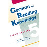 German for Reading Knowledge by Jannach, Hubert; Korb, Richard Alan, 9781413003703