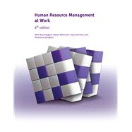 Human Resource Management at Work by Marchington, Mick; Wilkinson, Adrian; Donnelly, Rory; Kynighou, Anastasia, 9781843983712