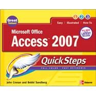 Microsoft Office Access 2007 QuickSteps by Cronan, John, 9780072263718