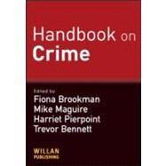 Handbook on Crime by Brookman; Fiona, 9781843923718
