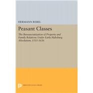 Peasant Classes by Rebel, Hermann, 9780691613727