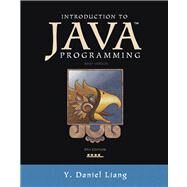 Introduction to Java Programming, Brief Version by Liang, Y. Daniel, 9780132923736
