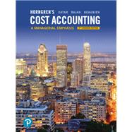 HORNGREN'S COST ACCOUNTING by Unknown, 9780134453736