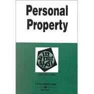 Personal Property in a Nutshell by Burke, D. Barlow; Burke, Barlow, 9780314263742