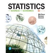 Statistics for Business and Economics Plus MyLab Statistics with Pearson eText -- 24 Month Access Card Package by McClave, James T.; McClave, James T.; Sincich, Terry T., 9780134763743