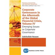 Corporate Governance in the Aftermath of the Global Financial Crisis by Rezaee, Zabihollah, 9781947843745