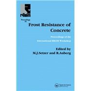 Frost Resistance of Concrete by Auberg, R.; Setzer, M.j., 9780367863746