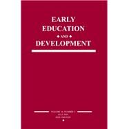Early Education and Development: A Special Issue of Early Education and Development by Denham; Susanne A., 9780805893748