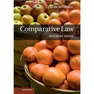 Comparative Law by Siems, Mathias, 9781107003750
