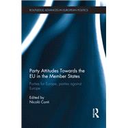 Party Attitudes Towards the EU in the Member States: Parties for Europe, Parties against Europe by Conti; Nicol=, 9781138933750