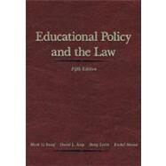 Educational Policy and the Law by Yudof, Mark G.; Kirp, David; Levin, Betsy; Moran, Rachel, 9780534573751