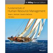 Fundamentals of Human Resource Management [Rental Edition] by Verhulst, Susan L.; DeCenzo, David A., 9781119803751