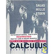 Calculus : One and Several Variables WIE by Salas, Saturnino L.; Etgen, Garret J., 9780471383758