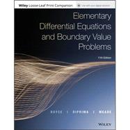 Elementary Differential Equations and Boundary Value Problems by Boyce, William E.; DiPrima, Richard C.; Meade, Douglas B., 9781119443766