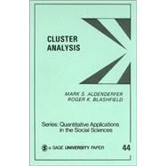 Cluster Analysis by Mark S. Aldenderfer, 9780803923768