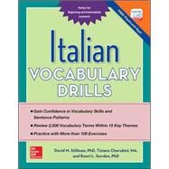 Italian Vocabulary Drills by Stillman, David; Cherubini, Tiziano; Gordon, Ronni, 9780071823777