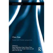 Class Size: Eastern and Western perspectives by Blatchford; Peter, 9781138793781