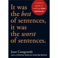 It Was the Best of Sentences, It Was the Worst of Sentences: A Writer's Guide to Crafting Killer Sentences by Casagrande, June, 9781580083782