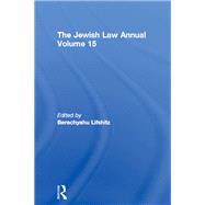 The Jewish Law Annual Volume 15 by Lifshitz, Berachyahu, 9781138973794