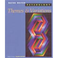 Psychology Themes and Variations, Briefer Version (Paperbound) by Weiten, Wayne, 9780534363796