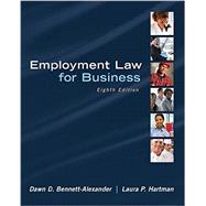 Employment Law for Business by Bennett-Alexander, Dawn; Hartman, Laura, 9780078023798