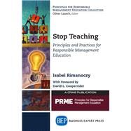 Stop Teaching by Rimanoczy, Isabel, 9781631573798