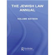The Jewish Law Annual Volume 16 by Lifshitz,Berachyahu, 9781138973800