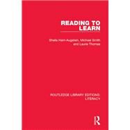 Reading to Learn by Harri-Augstein, Sheila; Smith, Michael; Thomas, Laurie, 9780815373803