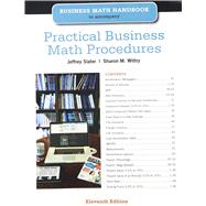 Business Math Handbook to Accompany Practical Business Math Procedures, 11e by Jeffrey Slater, 9780077533809