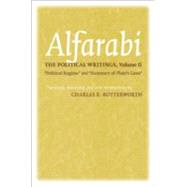 Alfarabi, The Political Writings by Alfarabi; Butterworth, Charles E., 9780801453809