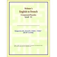 Webster's English to French Crossword Puzzles by ICON Reference, 9780497253813