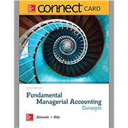 Connect Access Card for Fundamental Managerial Accounting Concepts by Edmonds, Thomas; Olds, Philip; Tsay, Bor-Yi, 9781260433814
