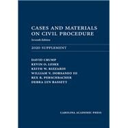 Cases and Materials on Civil Procedure: 2020 Supplement, Seventh Edition by David Crump; Kevin O. Leske; Keith W. Rizzardi; William V. Dorsaneo, III; Rex R. Perschbacher; Debra, 9781594603815