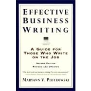 Effective Business Writing by Piotrowski, Maryann V., 9780062733818