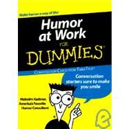 Humor at Work for Dummies: Conversation Cards from TableTalk: Conversation Starters Sure to Make You Smile by U S. Games Systems, Inc., 9781572813830