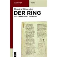 Der Ring by Wittenwiler, Heinrich; Rocke, Werner; Goldenbaum, Annika (CON), 9783110253832