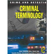 Criminal Terminology by Dupont, Ellen, 9781590843833