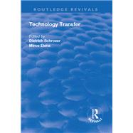 Technology Transfer by Dietrich Schroeer, 9781351783835