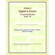 Webster's English to French Crossword Puzzles by ICON Reference, 9780497253844