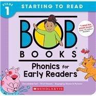 Bob Books - Phonics for Early Readers Box Set | Phonics, Ages 4 and up, Kindergarten (Stage 1: Starting to Read) by Charlesworth, Liza; Jindra, Amy, 9781339023847