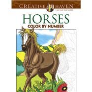 Creative Haven Horses Color By Number Coloring Book by Toufexis, George, 9780486793849