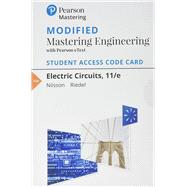Modified Mastering Engineering with Pearson eText -- Standalone Access Card -- for Electric Circuits by Nilsson, James W.; Riedel, Susan, 9780134743851